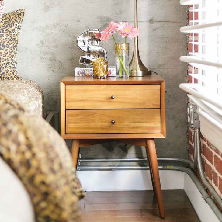 HomeGoods Is Selling a Leopard Print Ottoman on Clearance Dorm Therapy